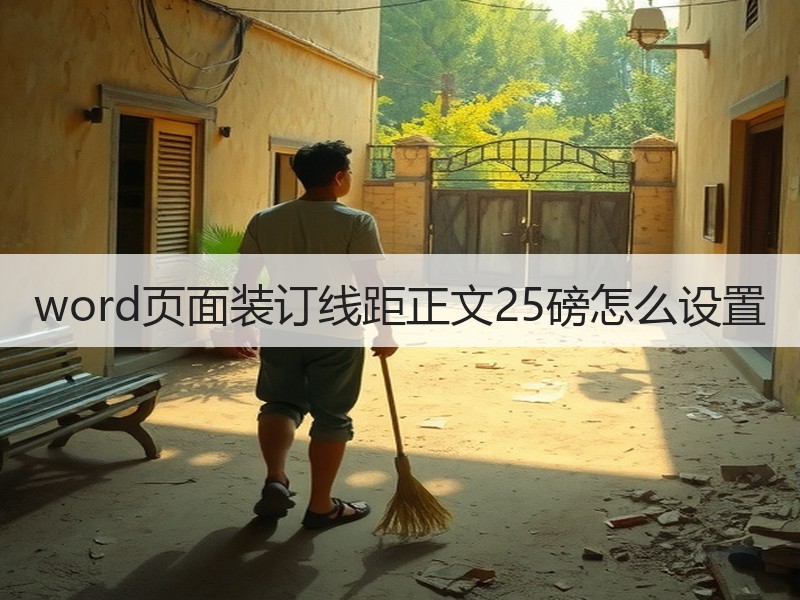 word页面装订线距正文25磅怎么设置 - 诺云壹观办公网
