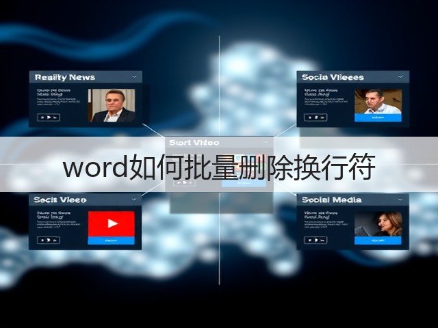 word如何批量删除换行符(图1)