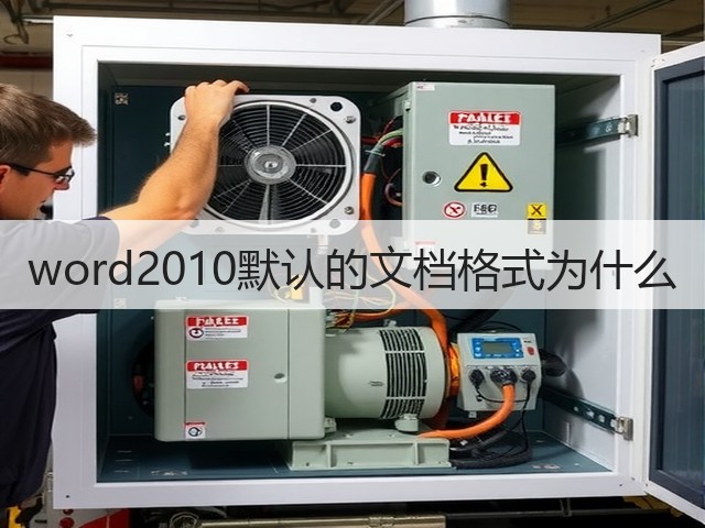 word2010默认的文档格式为什么(图1)
