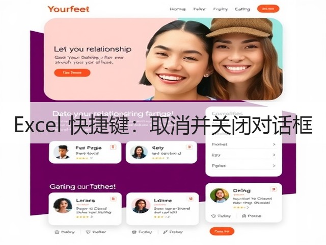 Excel 快捷键:取消并关闭对话框(图3) Excel 快捷键:取消并关闭对话框(图3)