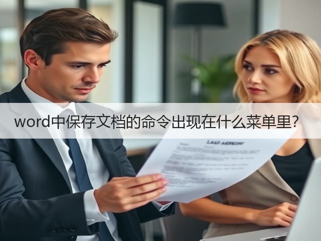 word中保存文档的命令出现在什么菜单里?(图3) word中保存文档的命令出现在什么菜单里?(图3)