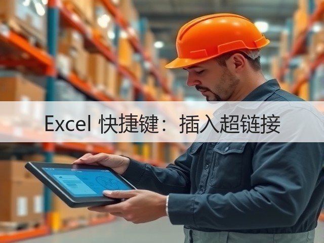 Excel 快捷键：插入超链接(图1)