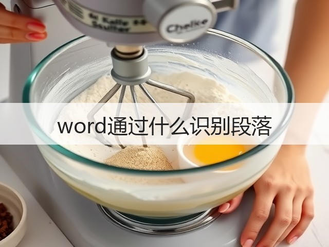 word通过什么识别段落(图1)