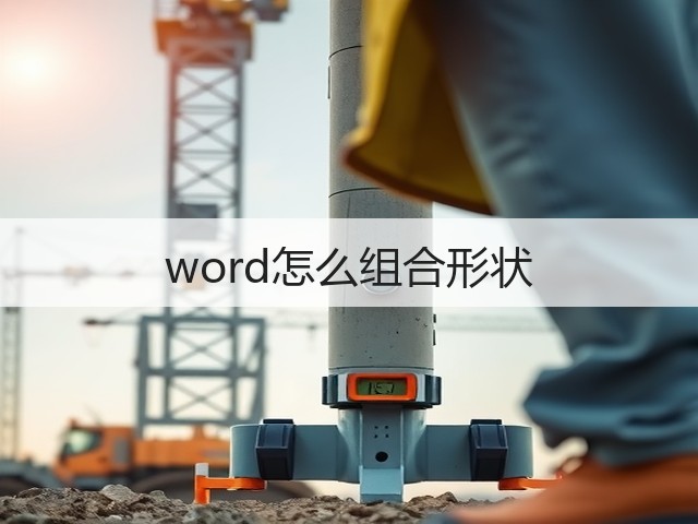 word怎么组合形状(图2)