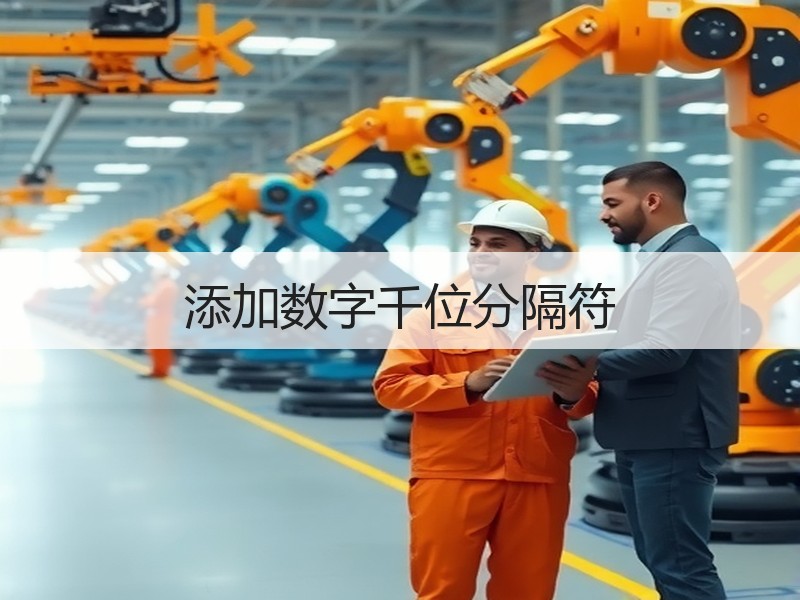 添加数字千位分隔符 - 诺云壹观办公网
