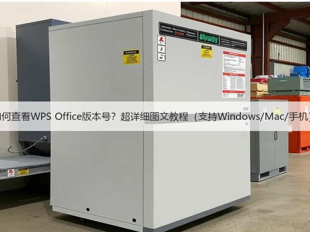 如何查看WPS Office版本号？超详细图文教程（支持Windows/Mac/手机）(图2)