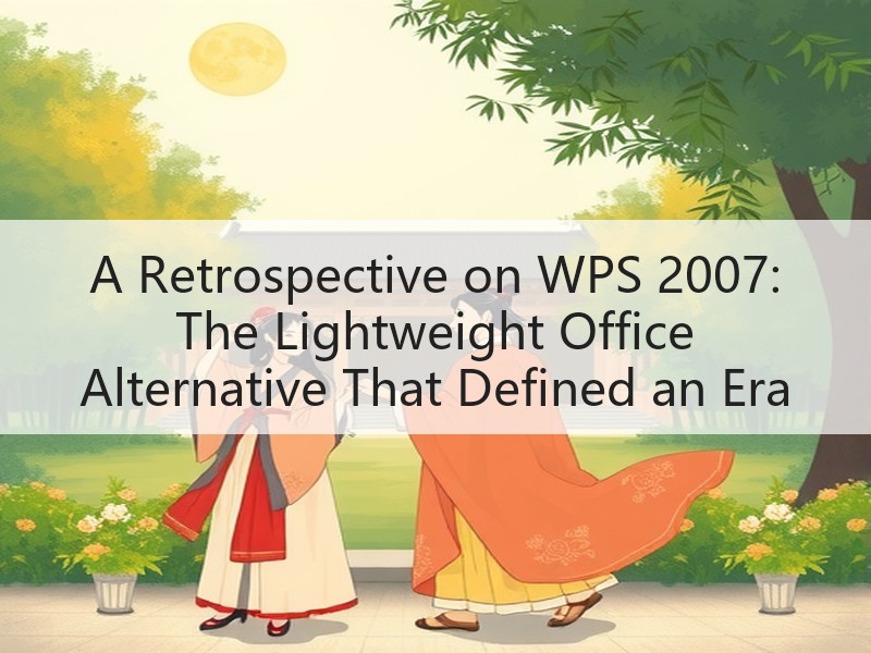A Retrospective on WPS 2007: The Lightwe - 诺云壹观办公网