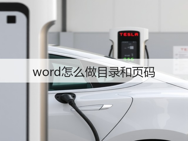 word怎么做目录和页码(图2)