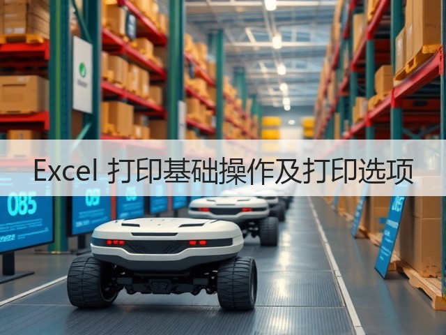 Excel 打印基础操作及打印选项(图2) Excel 打印基础操作及打印选项(图2)