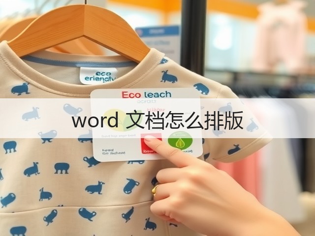 word 文档怎么排版(图1) word 文档怎么排版(图1)