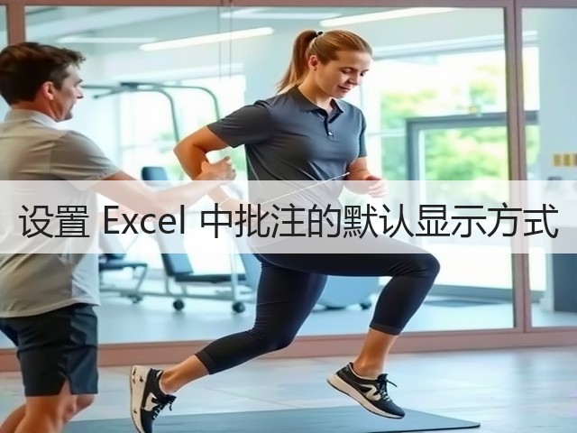 设置 Excel 中批注的默认显示方式(图1) 设置 Excel 中批注的默认显示方式(图1)