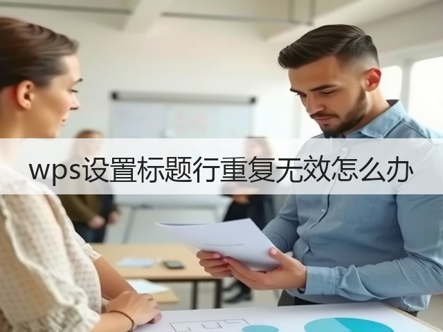 wps设置标题行重复无效怎么办(图2) wps设置标题行重复无效怎么办(图2)