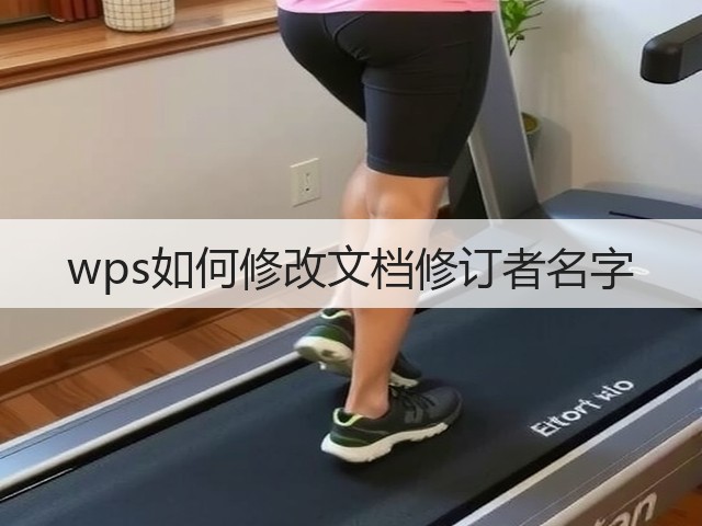 wps如何修改文档修订者名字(图3) wps如何修改文档修订者名字(图3)