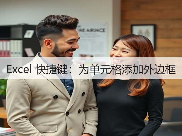 Excel 快捷键：为单元格添加外边框(图1)