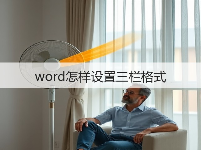 word怎样设置三栏格式(图3) word怎样设置三栏格式(图3)