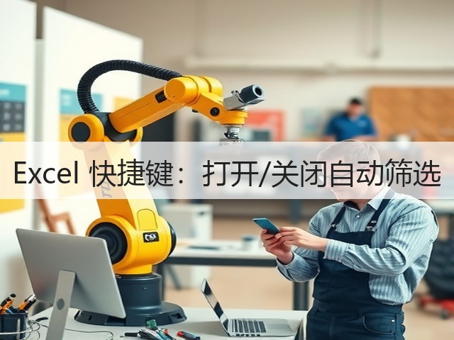 Excel 快捷键:打开/关闭自动筛选(图1) Excel 快捷键:打开/关闭自动筛选(图1)