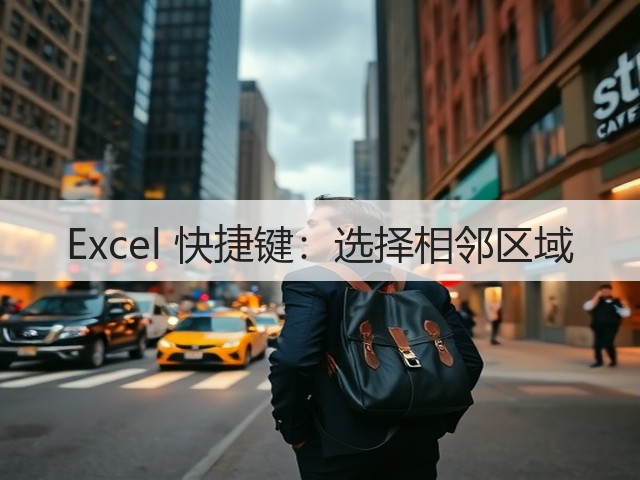 Excel 快捷键:选择相邻区域(图3) Excel 快捷键:选择相邻区域(图3)