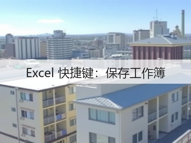 Excel 快捷键:保存工作簿(图2) Excel 快捷键:保存工作簿(图2)