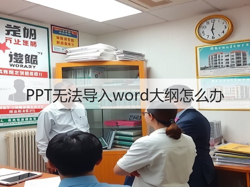 PPT无法导入word大纲怎么办 - 诺云壹观办公网