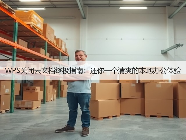 WPS关闭云文档终极指南：还你一个清爽的本地办公体验(图1)