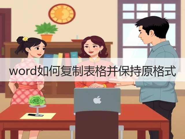 word如何复制表格并保持原格式(图3) word如何复制表格并保持原格式(图3)