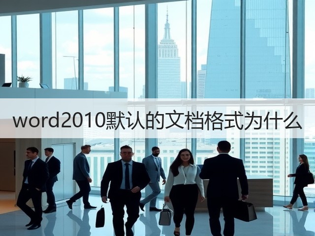 word2010默认的文档格式为什么(图2)