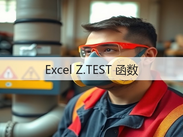 Excel Z.TEST 函数(图3) Excel Z.TEST 函数(图3)
