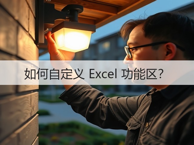 如何自定义 Excel 功能区?(图1) 如何自定义 Excel 功能区?(图1)