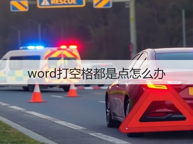 word打空格都是点怎么办(图3)