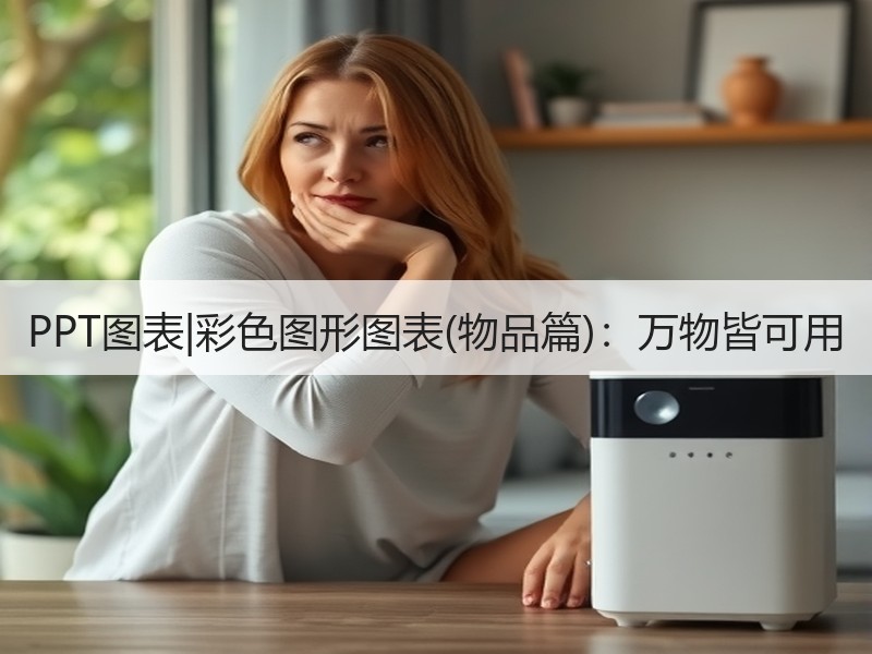 PPT图表|彩色图形图表(物品篇)：万物皆可用 - 诺云壹观办公网