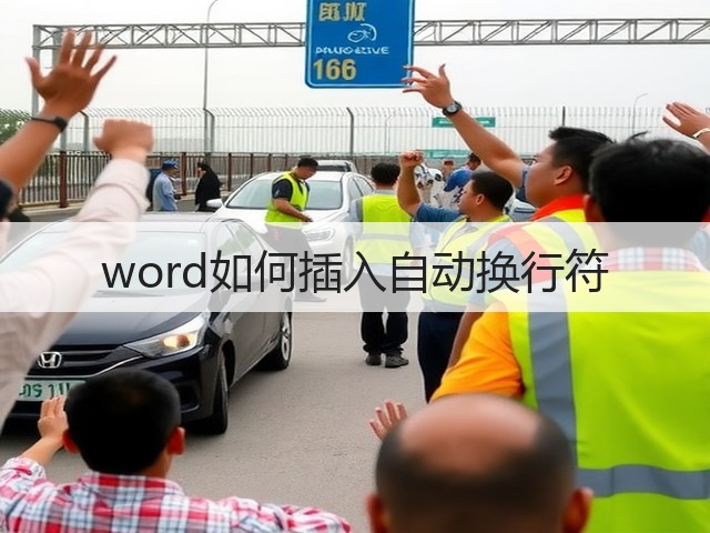 word如何插入自动换行符(图3) word如何插入自动换行符(图3)