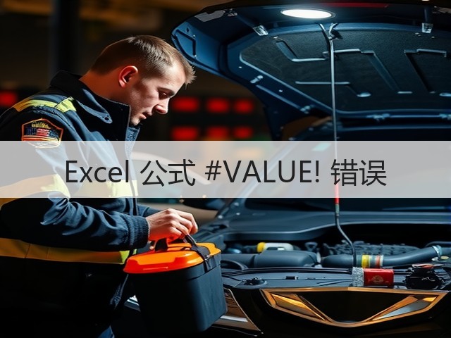 Excel 公式 #VALUE! 错误(图2) Excel 公式 #VALUE! 错误(图2)