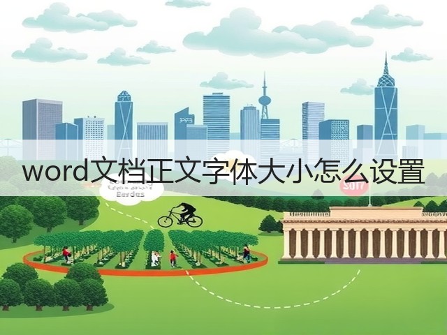 word文档正文字体大小怎么设置(图1) word文档正文字体大小怎么设置(图1)