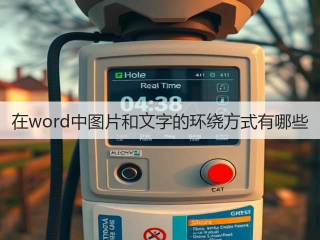 在word中图片和文字的环绕方式有哪些(图2) 在word中图片和文字的环绕方式有哪些(图2)
