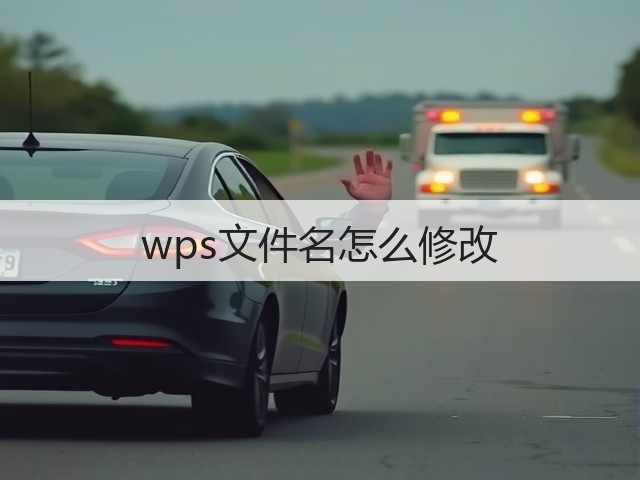 wps文件名怎么修改(图3) wps文件名怎么修改(图3)
