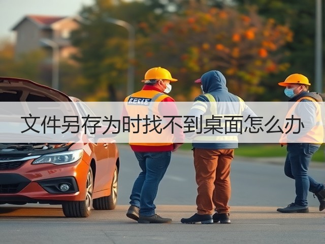 文件另存为时找不到桌面怎么办(图2) 文件另存为时找不到桌面怎么办(图2)