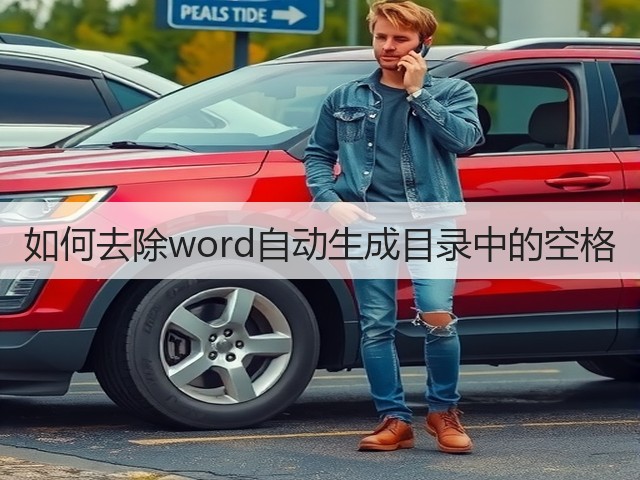 如何去除word自动生成目录中的空格(图2) 如何去除word自动生成目录中的空格(图2)