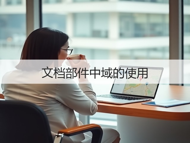 文档部件中域的使用(图1) 文档部件中域的使用(图1)