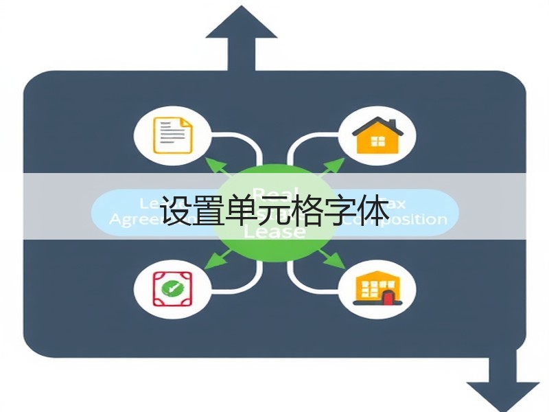 设置单元格字体 - 诺云壹观办公网