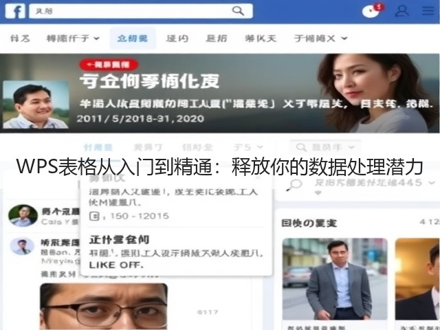 WPS表格从入门到精通:释放你的数据处理潜力(图2) WPS表格从入门到精通:释放你的数据处理潜力(图2)