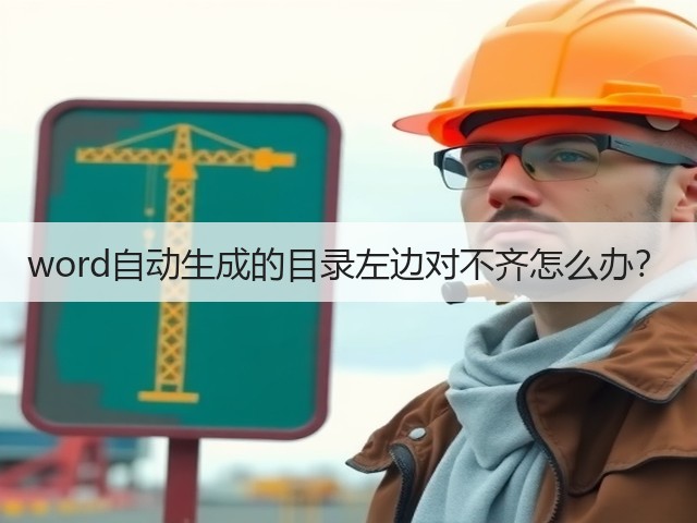 word自动生成的目录左边对不齐怎么办?(图1) word自动生成的目录左边对不齐怎么办?(图1)