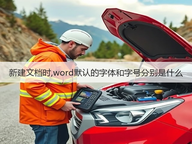 新建文档时,word默认的字体和字号分别是什么(图2) 新建文档时,word默认的字体和字号分别是什么(图2)