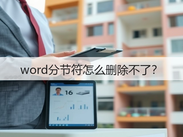 word分节符怎么删除不了？(图2)