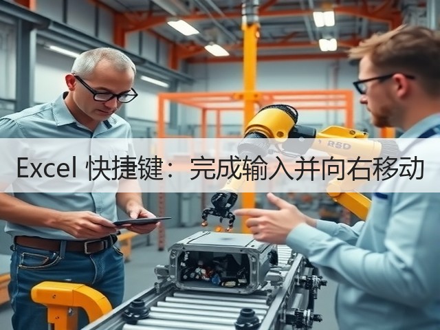 Excel 快捷键：完成输入并向右移动(图3)