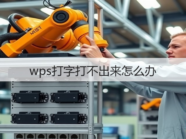 wps打字打不出来怎么办(图2) wps打字打不出来怎么办(图2)
