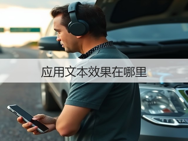 应用文本效果在哪里(图2) 应用文本效果在哪里(图2)