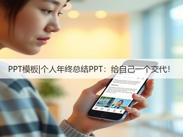 PPT模板|个人年终总结PPT:给自己一个交代!(图3) PPT模板|个人年终总结PPT:给自己一个交代!(图3)