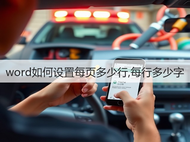 word如何设置每页多少行,每行多少字(图1) word如何设置每页多少行,每行多少字(图1)