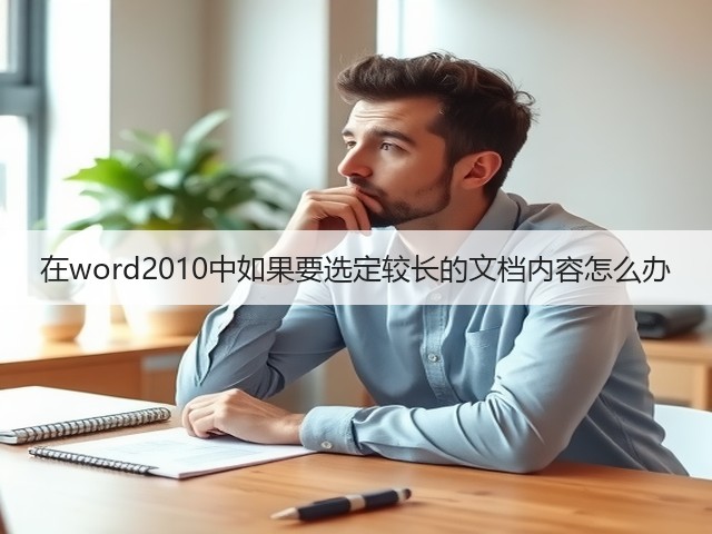 在word2010中如果要选定较长的文档内容怎么办(图3) 在word2010中如果要选定较长的文档内容怎么办(图3)