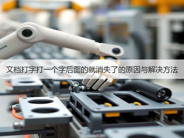 文档打字打一个字后面的就消失了的原因与解决方法(图3) 文档打字打一个字后面的就消失了的原因与解决方法(图3)